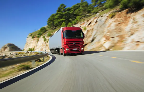 Mercedes Benz, Actros, V8 engine, 1855 LS