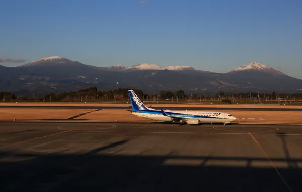 Аэродром, пассажирский самолет, B737-800