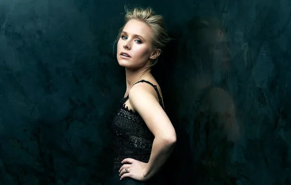 Взгляд, девушка, платье, актриса, Kristen Bell