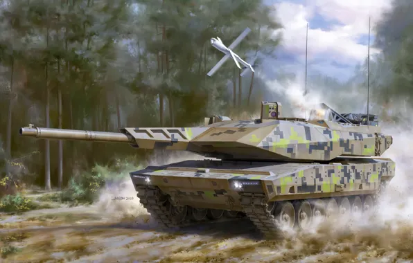 Германия, Танк, Бундесвер, Бронетехника, KF51 Panther