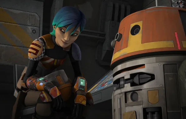 Чоппер, animated series, Звездные войны: Повстанцы, Сабина, Star Wars: Rebels