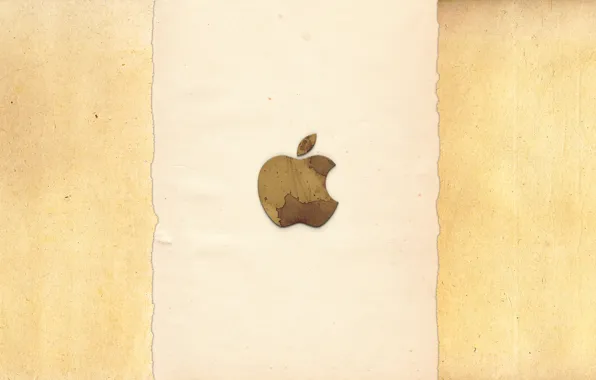 Картинка Apple, Бумага, Яблоко, Текстура, Бежевый