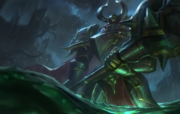 Стиль, Fantasy, Боец, Style, Фантастика, Fiction, League of Legends, Illustration