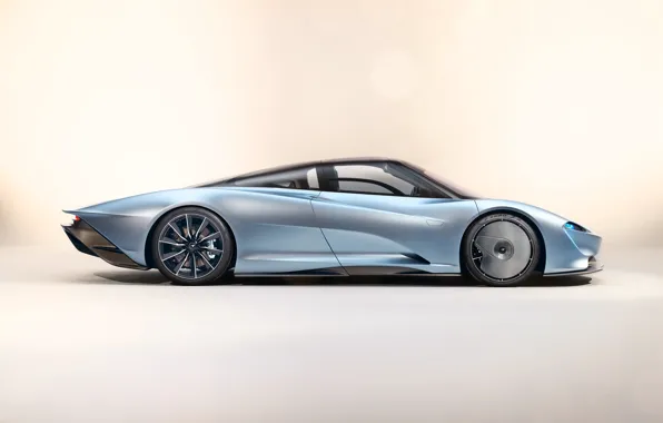 McLaren, вид сбоку, гиперкар, 2019, Speedtail