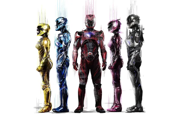 Cinema, movie, hero, film, suit, helmet, Power Rangers, yuusha