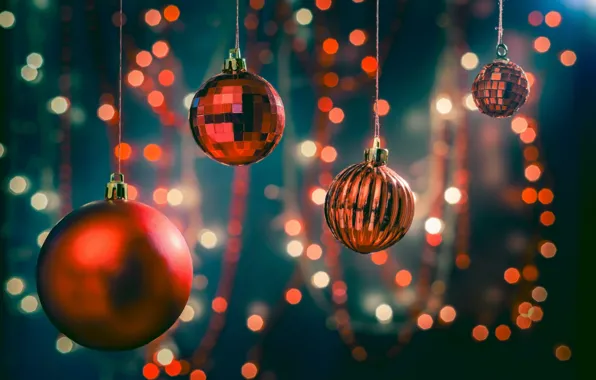 Украшения, шары, Рождество, Новый год, new year, Christmas, гирлянды, balls