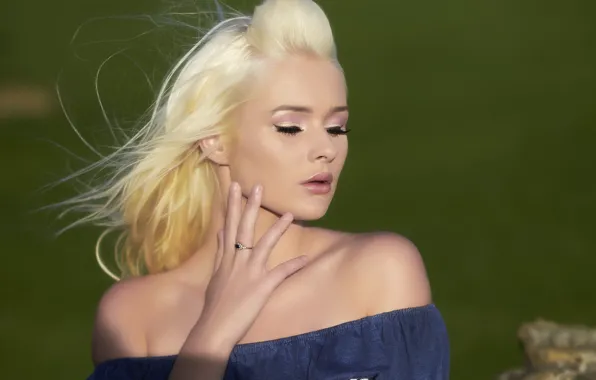 Картинка лицо, блондинка, милашка