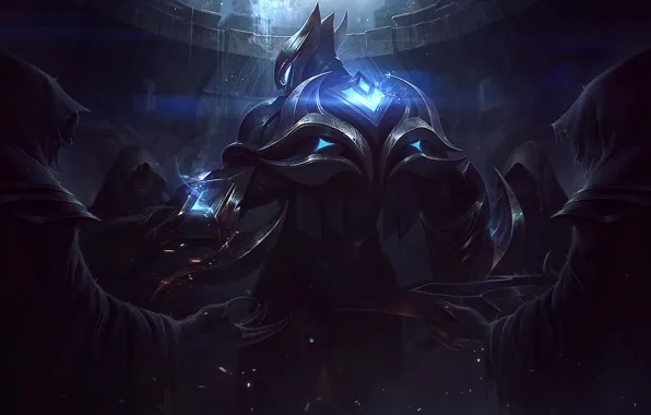 Тьма, руки, воин, League of Legends, Лига Легенд, Zed