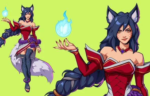 Картинка art, League of Legends, Ahri, Dylan Choonhachat