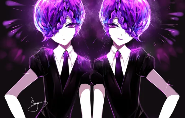 Девочки, близнецы, Houseki no Kuni, Страна Самоцветов