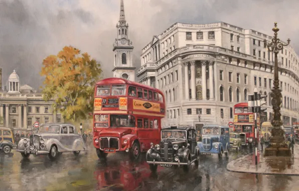 Картина, живопись, painting, 1950s, white hall, John Lewis Chapman