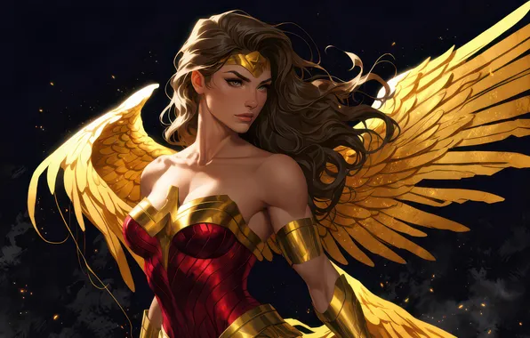Woman, wings, truth, wonder