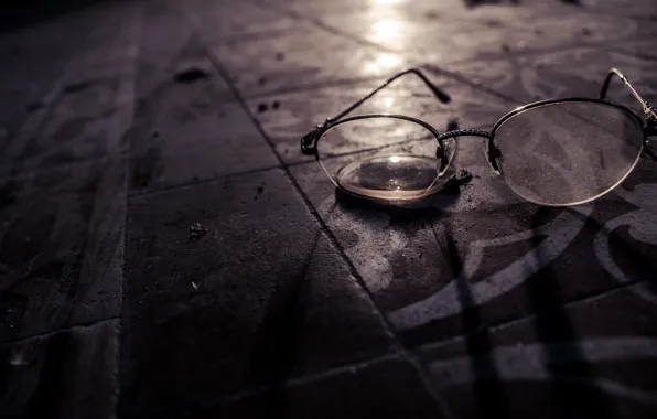 Картинка макро, фон, очки