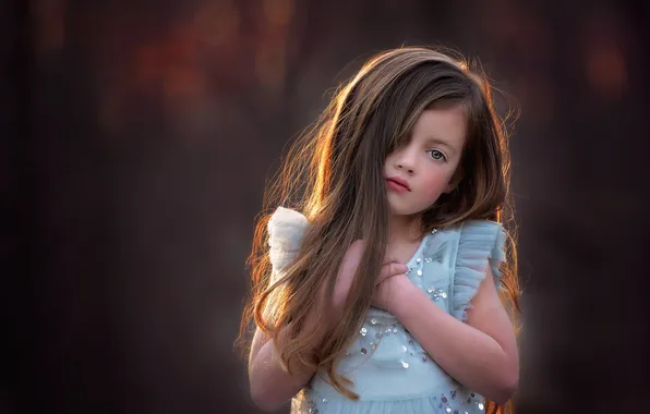 Взгляд, портрет, девочка