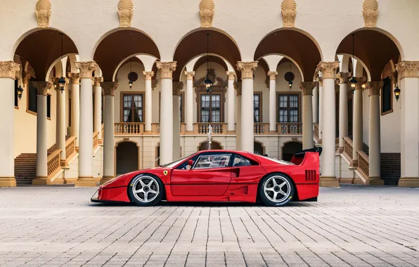Ferrari, суперкар, supercar, 1992, единственный экземпляр, the only instance, by Michelotto, Ferrari F40 LM GTC