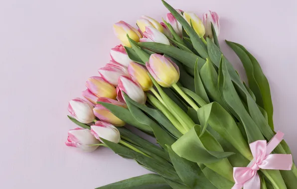 Цветы, flowers, spring, букет, tulips, тюльпаны, romantic, pink