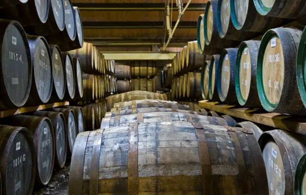 Wood, barrels, winery