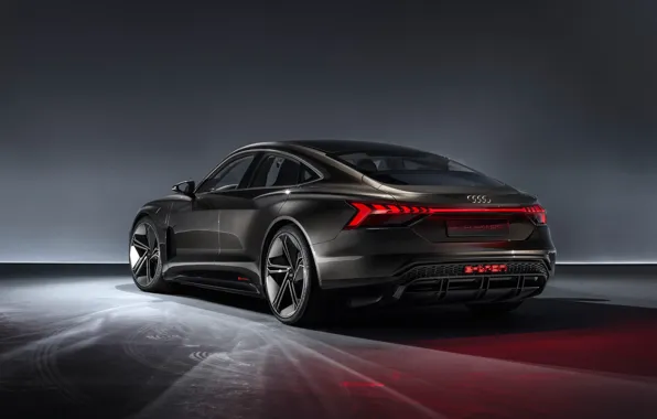 Concept, Audi, вид сзади, 2018, e-tron GT Concept, E-Tron GT