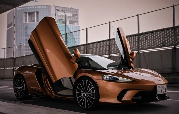 McLaren, GT, doors up, McLaren GT