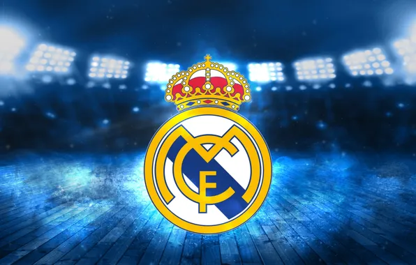 Wallpaper, sport, logo, football, Real Madrid CF