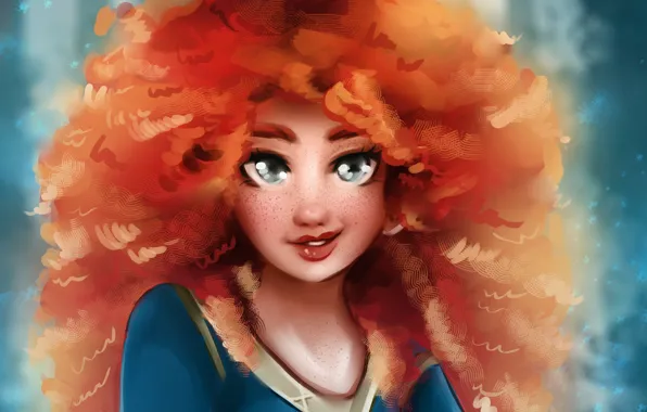 Brave, Merida, by Kachumi