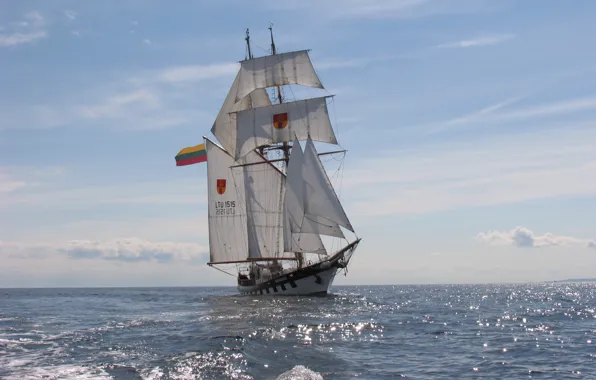 Training, sailing, Scientific research, vessel BRABANDER