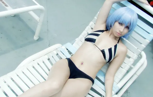 Girl, sexy, boobs, beautiful, short hair, pretty, erotic, swimsuit
