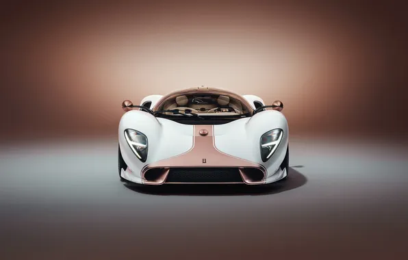 Суперкар, supercar, вид спереди, De Tomaso, единственный экземпляр, 2025, De Tomaso P72, the only instance