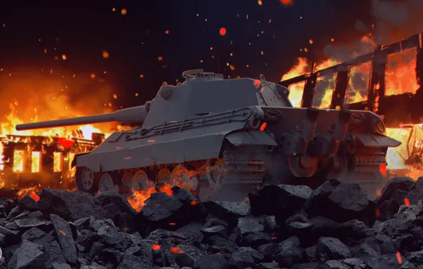 Танк, art, world of tanks, wot, tank, wotart, anderarts, е50м