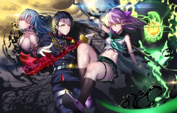 Аниме, арт, персонажи, Owari no Seraph, Последний серафим