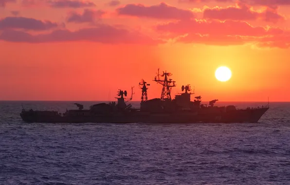 Корабль, Средиземное море, Сметливый, сторожевой