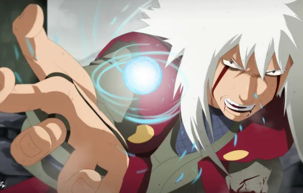 Anime, naruto, jiraiya