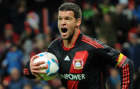 Картинка полузащитник, Michael Ballack, Байер 04, Михаэль Баллак, немецкий футболист