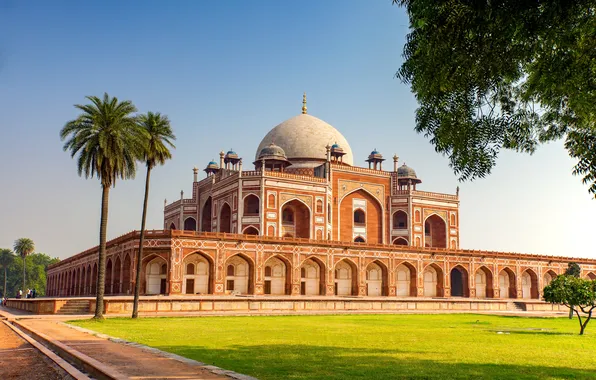 Картинка indian, islam, india, landmark, mausoleum, islamic, iconic, humayun