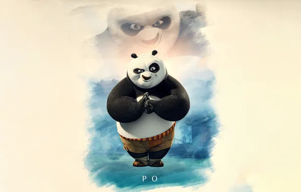 Фон, мультфильм, постер, Kung Fu Panda, Кунг-фу Панда