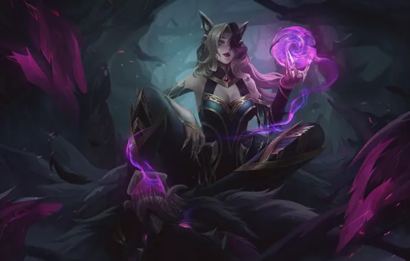 Games, Art, League of Legends, Skin, LoL, Ahri