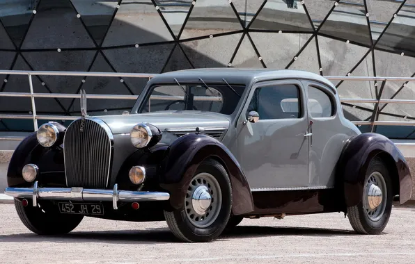 Ретро, старая, 1939, voisin, c30-s-coupe