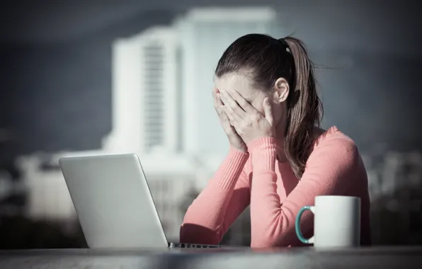 Woman, work, stress, Tiredness