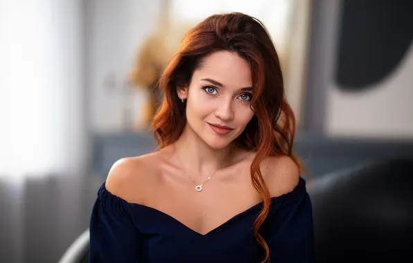 Картинка girl, young, model, pretty, redhead, look, posing