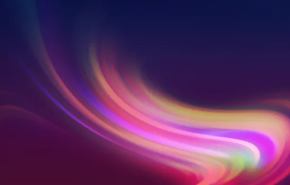 Lines, color, abstraction, Colorful curves