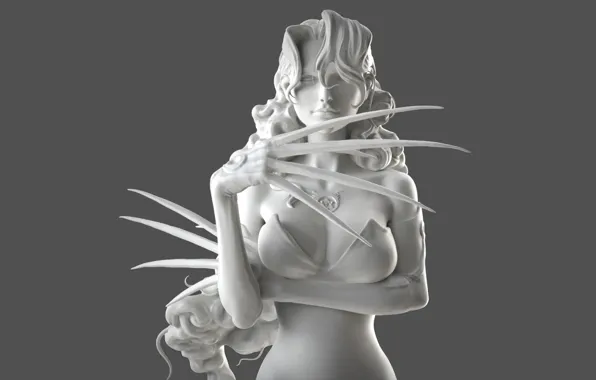 Грудь, Стальной алхимик, Fullmetal alchemist, Lust, Похоть, Homunculus, Страсть
