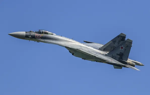 Sukhoi, многоцелевой, Su-35S, сверхманёвренный истребитель