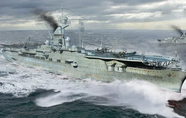 Третий Рейх, Кригсмарине, German Navy Aircraft Carrier DKM Peter Strasser, Авианосец Петер Штрассер, ВМС нацистской …
