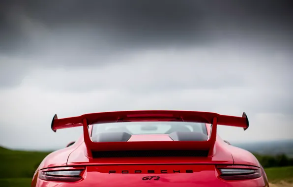 Car, Porsche, red, Porsche 911 GT3