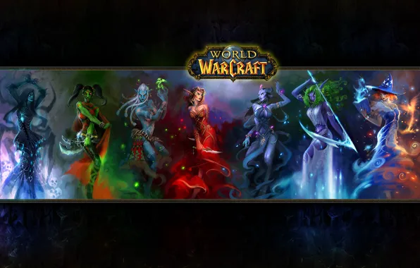 Картинка Девушки, World of Warcraft, Blizzard, Girls