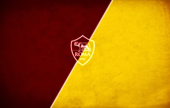 Wallpaper, sport, logo, football, AS Roma
