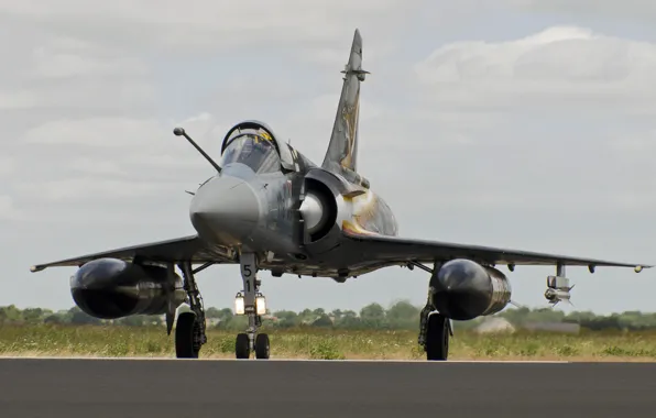 Картинка истребитель, аэродром, многоцелевой, Dassault Mirage, 2000D