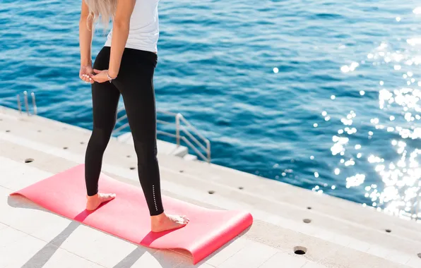 Pose, female, yoga