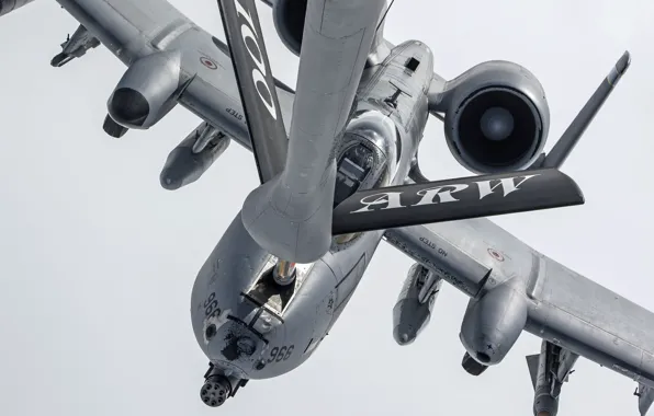 Картинка полет, кабина, штурмовик, дозаправка, Thunderbolt II, «Тандерболт» II, A-10C