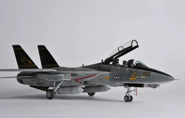 Игрушка, истребитель, реактивный, Tomcat, двухместный, моделька, Grumman F-14, «Томкэт»